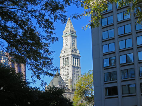 Landmarks in Boston Massachusetts