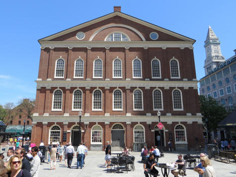 Faneuil Hall in Boston Massachusetts