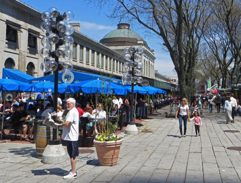 Quincy Market in Boston USA